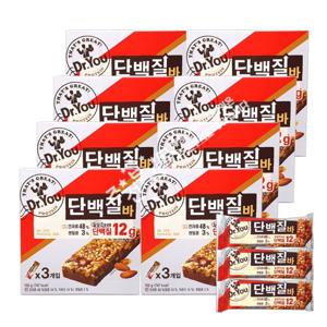 닥터유 단백질바 초코 (3개입) x 8통 (낱개로 총24개)