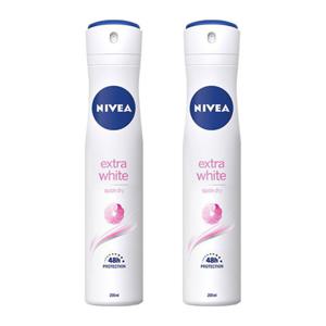 니베아 데오드란트 엑스트라 브라이트 스프레이 200ml x2