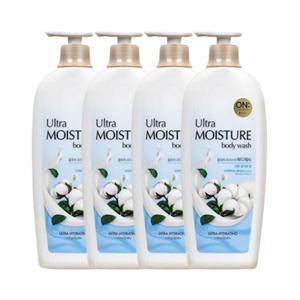 온더바디 울트라 모이스처 코튼 바디워시 785ml 4개