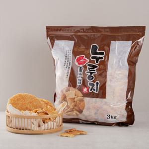 100% 국내산 간편 지퍼팩 대용량 누룽지 3KG
