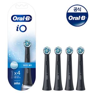 Oral-B 오랄비 iO 리필모 얼티밋 클린 블랙 4입