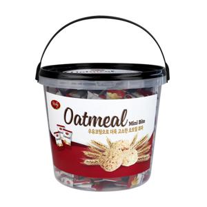인간사료 오트밀 미니바이트 800g / 귀리스낵 / 대형통