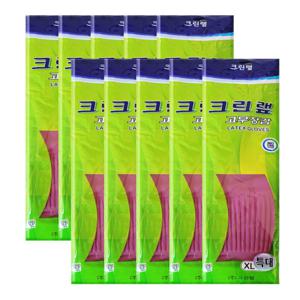 크린랩 고무장갑 XL 특대 10개