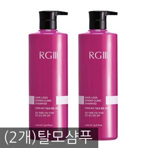 (2개)꽃을든남자 알지쓰리 헤어로스 더모 크리닉 샴푸액 1000ml