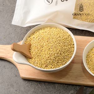 그랑푸드 국산 찰기장 1kg  2024년 햇찰기장 소포장 기장쌀 좁쌀 노란차조 노란기장 햇곡 영양잡곡