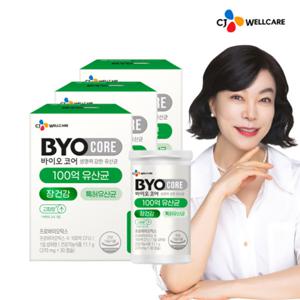 바이오코어 건강한 생유산균 100억 30캡슐 3박스