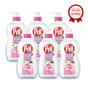프릴 베이킹소다 와일드베리 700ml x6개 친환경 고농축 1종 주방세제