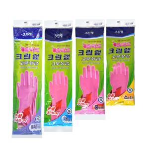 크린랲 크린 고무장갑 10켤레입 -특대