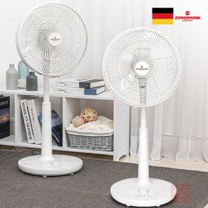 짐머만 초미풍 14인치 써큘레이터 망 스탠드 선풍기 ZMF-1443KW 좌석용 5엽날개 가정용 사무실