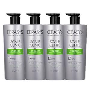 케라시스 헤어클리닉 두피 샴푸 600ml x4개