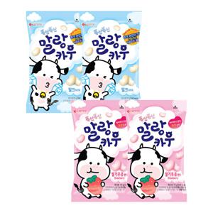 말랑카우 밀크79g X2개 + 딸기79g X2개