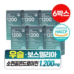담을수록 소연골 콘드로이친 맥스 1200 1000mg x 60정 6박스 / HACCP 인증