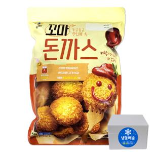 CJ 꼬마돈까스 1.4kg 한입쏙 돈까스 도시락반찬 코스트코 아이스박스 발송