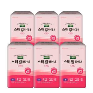 디펜드 스타일 라이너 여성 무향 롱 28p 6팩 성인용기저귀 패드