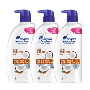 헤드앤숄더 건성두피케어 샴푸 750ml 3개