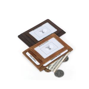 빈티지 가죽 카드지갑 명함 지폐지갑 남성 지갑 선물