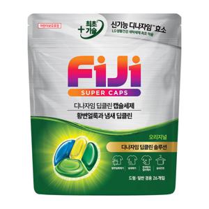 (본사직배송)피지 디나자임 딥클린 실내건조 캡슐세제 4챔버 리필 26입