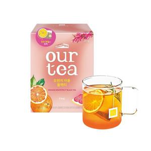 아워티 오렌지 자몽 블랙 티 8p