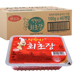움트리 실장님 회초장 100g X 40개 (1박스)