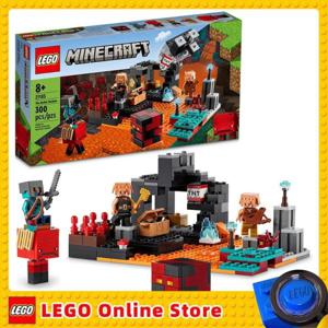 LEGO Minecraft 네더 요새 빌딩 블록 세트 좀비 2 개와 헌터 1 개용 생일 선물 21185