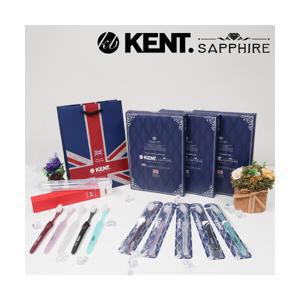 중소기업유통 켄트 시즌4 사파이어 초극세모 칫솔 15개 (와인/바이올렛/화이트/블랙/민