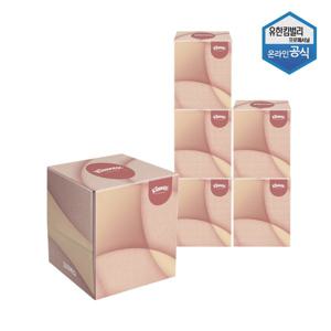 크리넥스 100%천연펄프 미용티슈 미니 각티슈 부띠끄 100매 x 6개 0207161