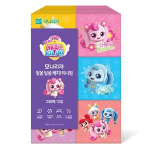모나리자 캐치 티니핑 미니 230매 12입 x 1팩  /각티슈