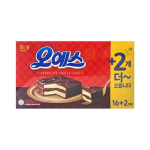 해태 오예스(18입) 540g 초코 과자 파이 사무실 간식