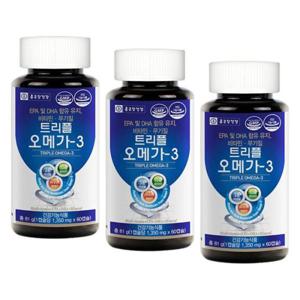 RGN4299Q종근당건강 트리플 오메가3 60캡슐 3박스