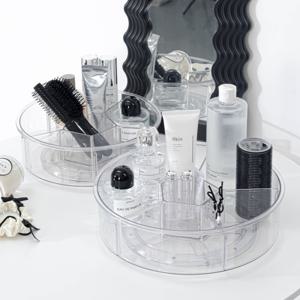 화장대정리 회전트레이 대용량 화장품 화장대 립스틱 브러쉬 정리함 정리대 보관함 수납함 트레이 선반
