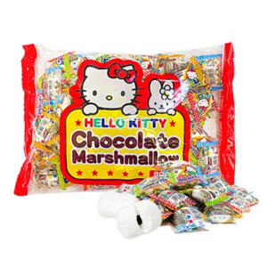 헬로키티 마쉬멜로우 초코릿맛 320g(4g X 80개입)/담라/하리보/캠핑간식/웰치스/미쯔/초콜릿/킨더