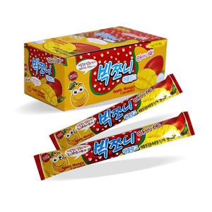 빅쪼니 애플 망고 15g x30개 아이셔 새콤달콤 젤리 사무실 학원 아이들 간식