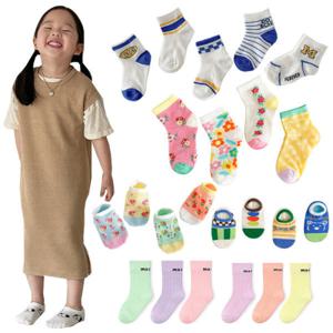 통기성 좋은 아동 매쉬양말/페이크삭스/중목양말 모음전