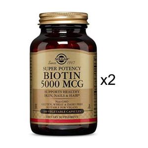 솔가 비오틴 5000mcg 100캡슐x2병 03149