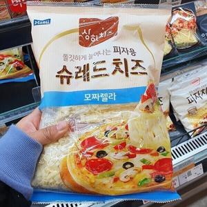 상하치즈 모짜렐라 피자용 슈레드치즈 100g x 5입 500g