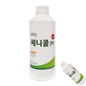 육햐 쎄니콜70 1L 에탄올75% 소독업체 손소독제리필 위생용품 살균소독제리필
