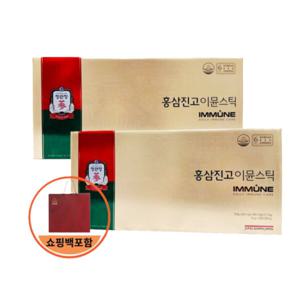 정관장 홍삼진고 이뮨스틱 10g x 30포 1박스 농축액 추석 명절 효도 선물  고급쇼핑백증정