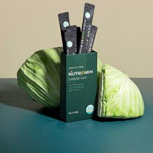 뉴트리팜 양배추즙 10g X 30P 30일분 저온추출 양배추 원액 건강즙