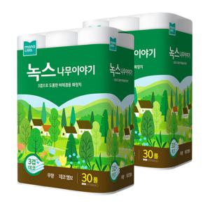 모나리자 녹스 나무이야기 화장지 27m 30롤 x 2팩