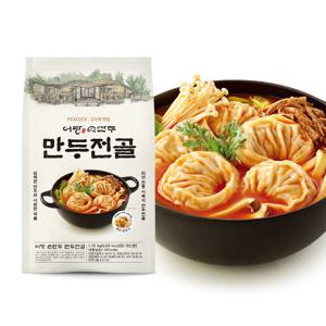 피코크 어랑손만두 만두전골 1150g 저녁 밀키트 안주 육수