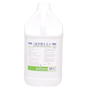 그린제약 과산화수소수 4L 의약외품 상처소독 상처소독용 과산화수소 4L