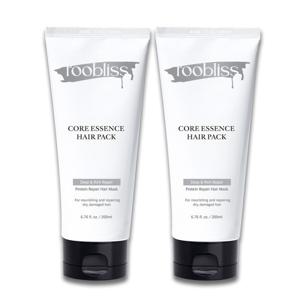 1+1 루토닉스 단백질 폭탄 헤어팩   미용실 극손상클리닉 200ml 2개 /  엠버 바닐라향