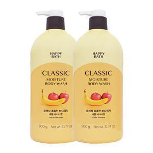 해피바스 정말 촉촉한 바디워시 900g x2