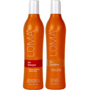 LOMA 로마 데일리 샴푸 + 컨디셔너 355ml 지성 임산부 선물 오렌지