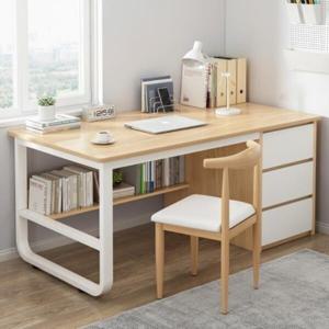 컴퓨터책상 노트북테이블 컴퓨터 탁상용 가정용 책상 침실 심플 책꽂이 학습 책상 학생 직장인 사무용