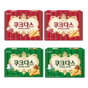 크라운 쿠크다스 2종세트 화이트(대)289gX2 +커피(대)289gX2 (총4개)