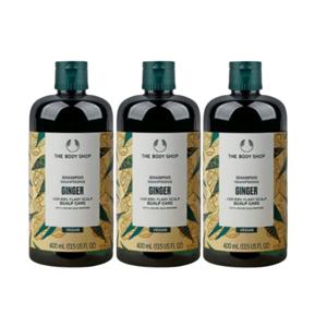 더바디샵 진저 스켈프 케어 샴푸 400ml 3개