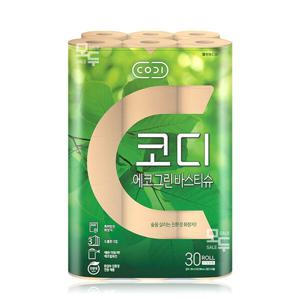 코디 에코그린 바스티슈 30M 30롤x1팩 /화장지 두루마리