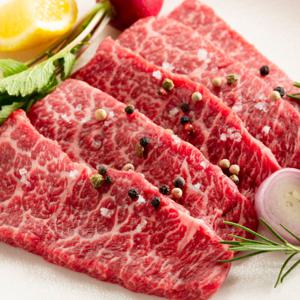 투쁠 1++ 한우 눈꽃 설깃살 600g  투뿔 로스 구이용 한우설깃살 설도