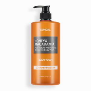 쿤달 허니 앤 마카다미아 퓨어 바디워시 바디클렌저 체리블라썸향 1058ml 1개